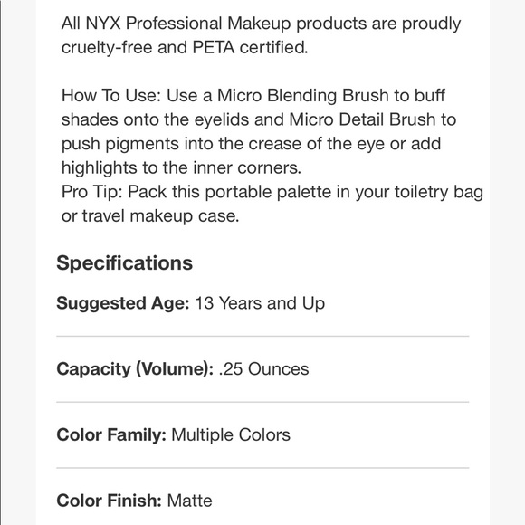 NYX Ultimate Edit Mini Eye Eyeshadow Palette Pride LGBTQ Rainbow Brights - Picture 11 of 11